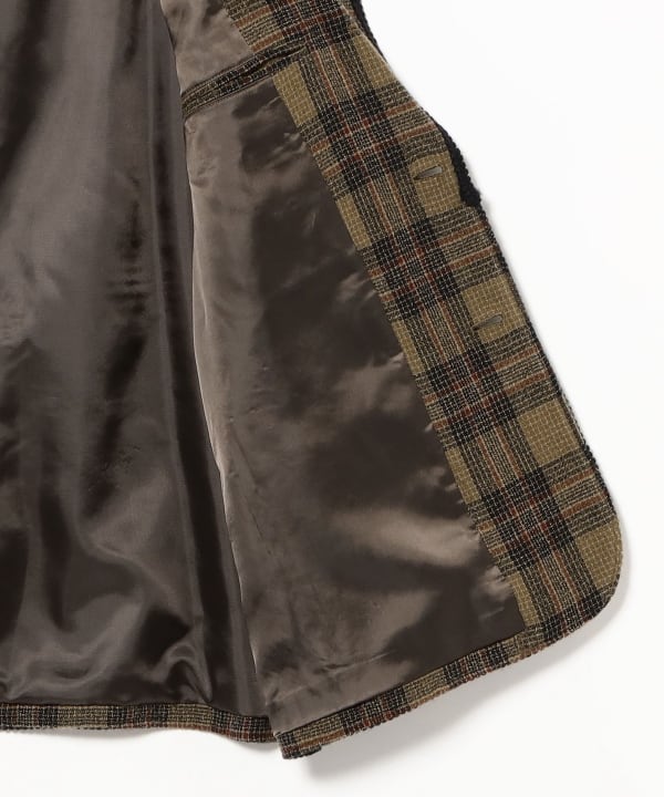 Wool check jacket