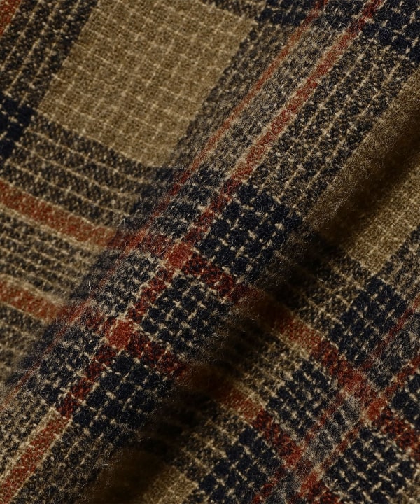 Wool check jacket
