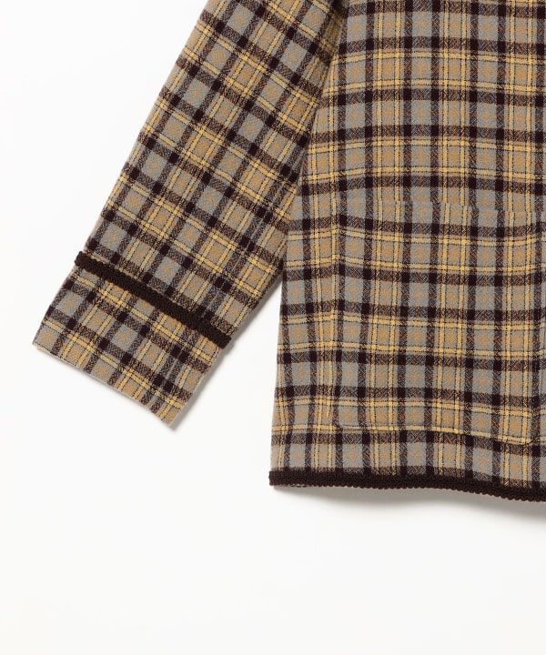 Wool check jacket