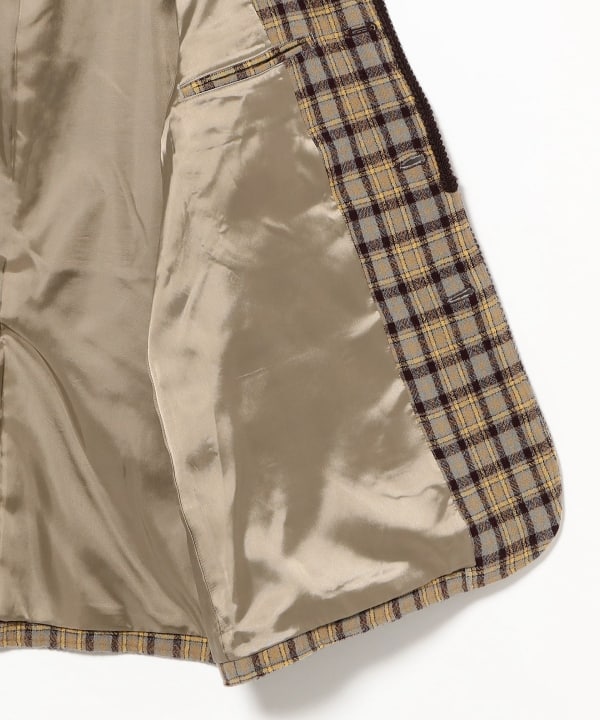 Wool check jacket