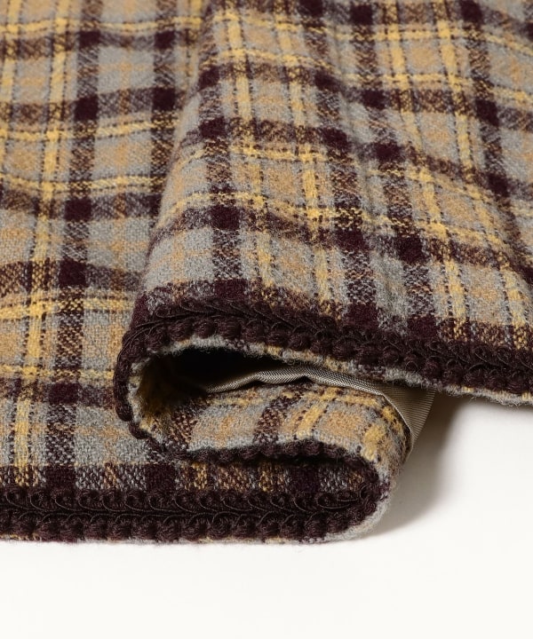 Wool check jacket