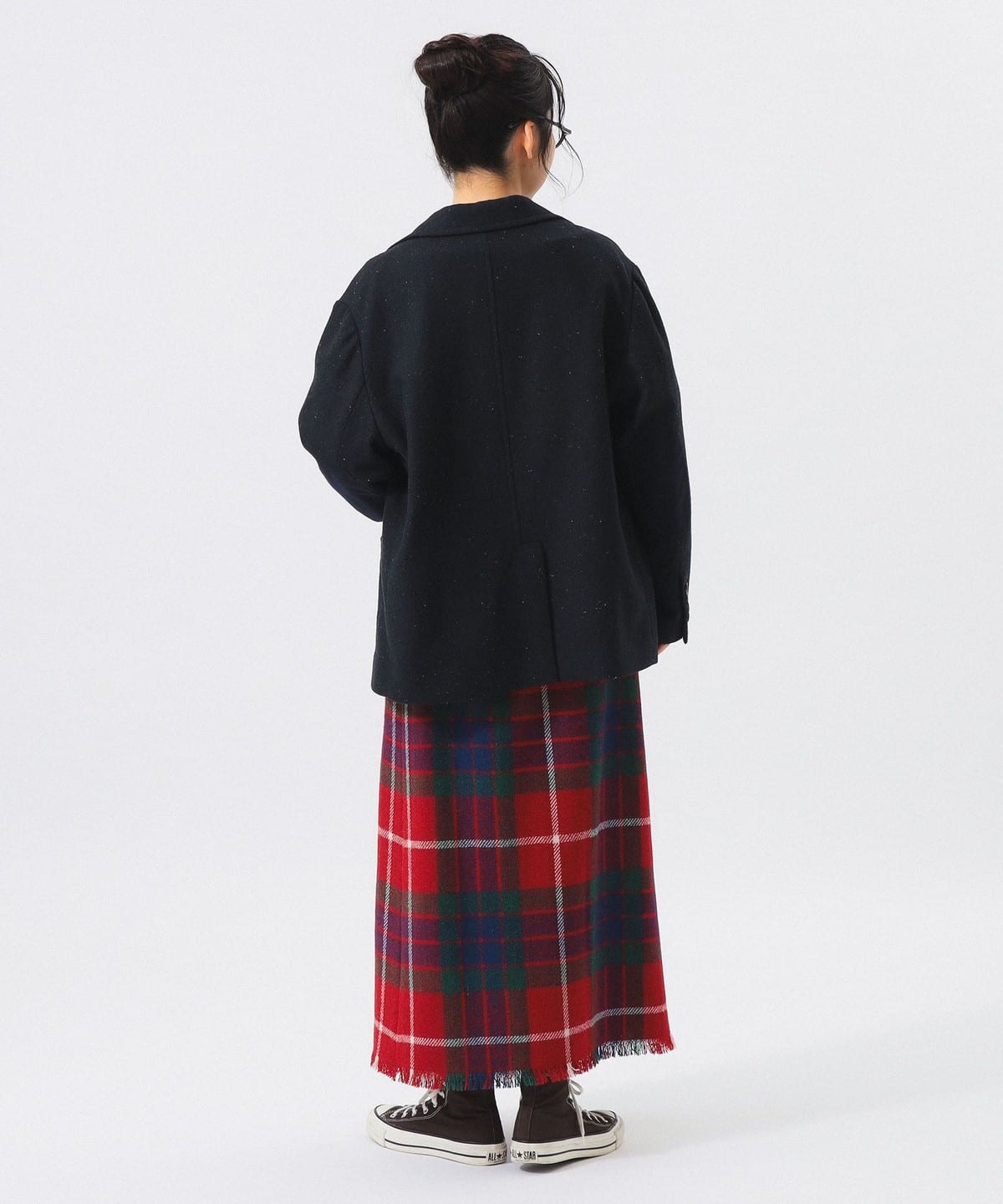 BEAMS BOY（ビームス ボーイ）ツイード 3ボタン ビッグジャケット