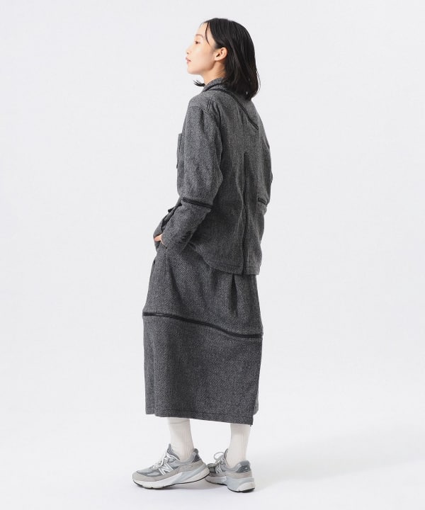 【別注】ENGINEERED GARMENTS × BEAMS BOY / Zip Herringbone Jacket Model : H165 B80 W59 H85　Size : ONE SIZE