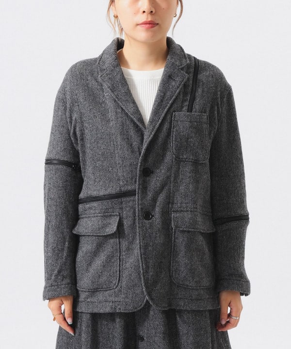 【別注】ENGINEERED GARMENTS × BEAMS BOY / Zip Herringbone Jacket
