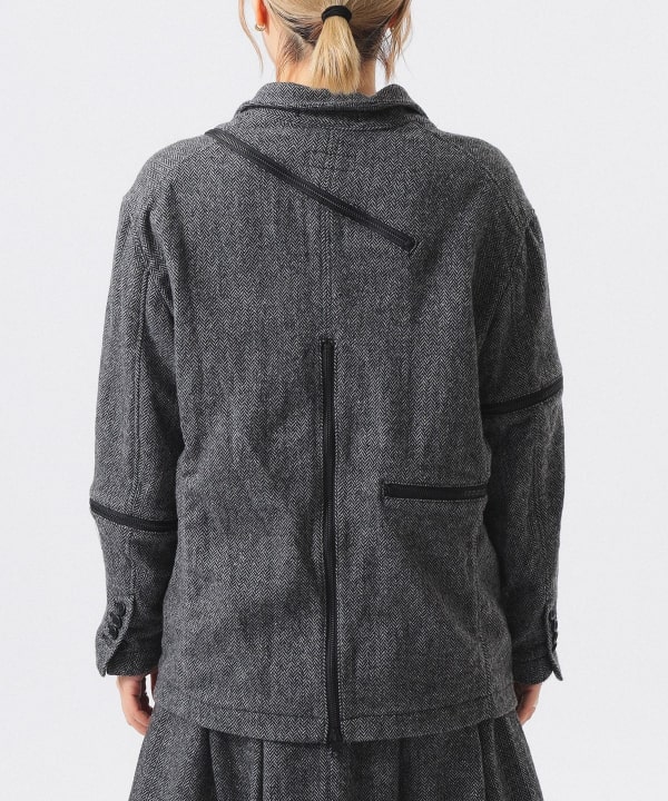 【別注】ENGINEERED GARMENTS × BEAMS BOY / Zip Herringbone Jacket