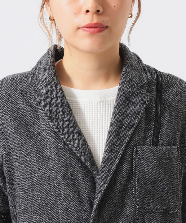 【別注】ENGINEERED GARMENTS × BEAMS BOY / Zip Herringbone Jacket