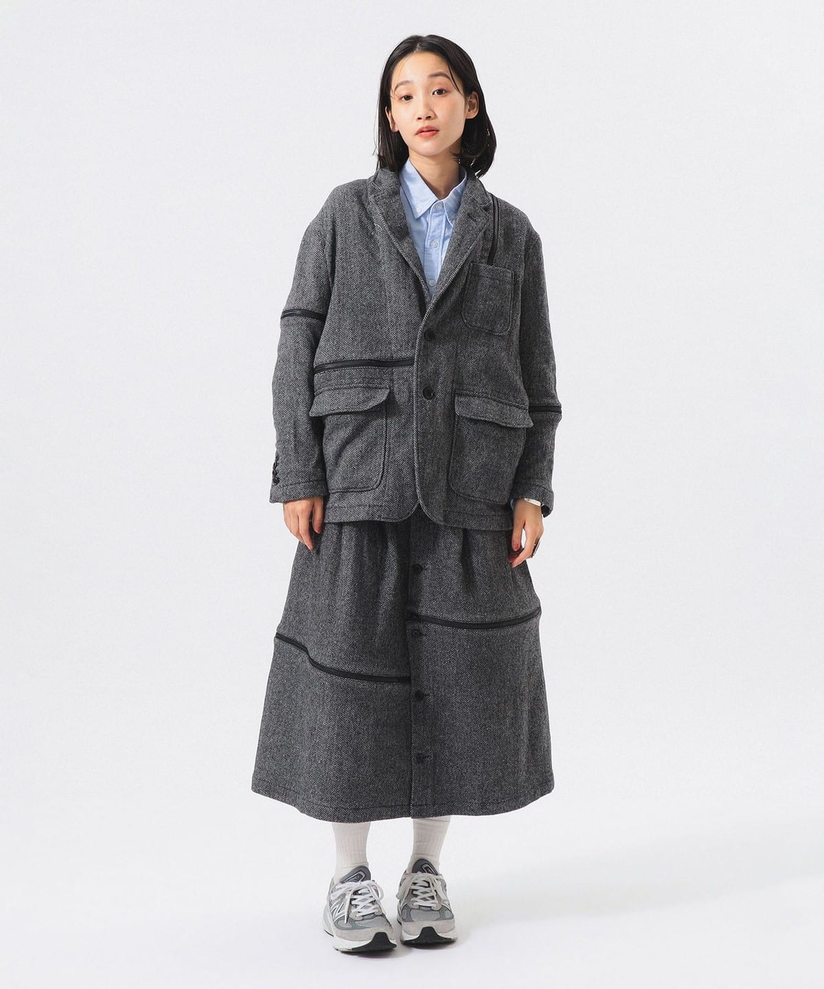聯名款 Zip Herringbone 夾克外套
