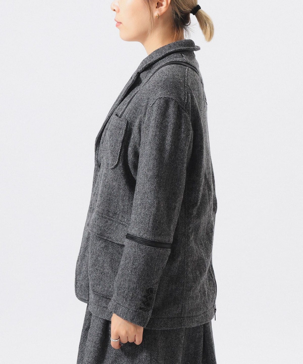 聯名款 Zip Herringbone 夾克外套