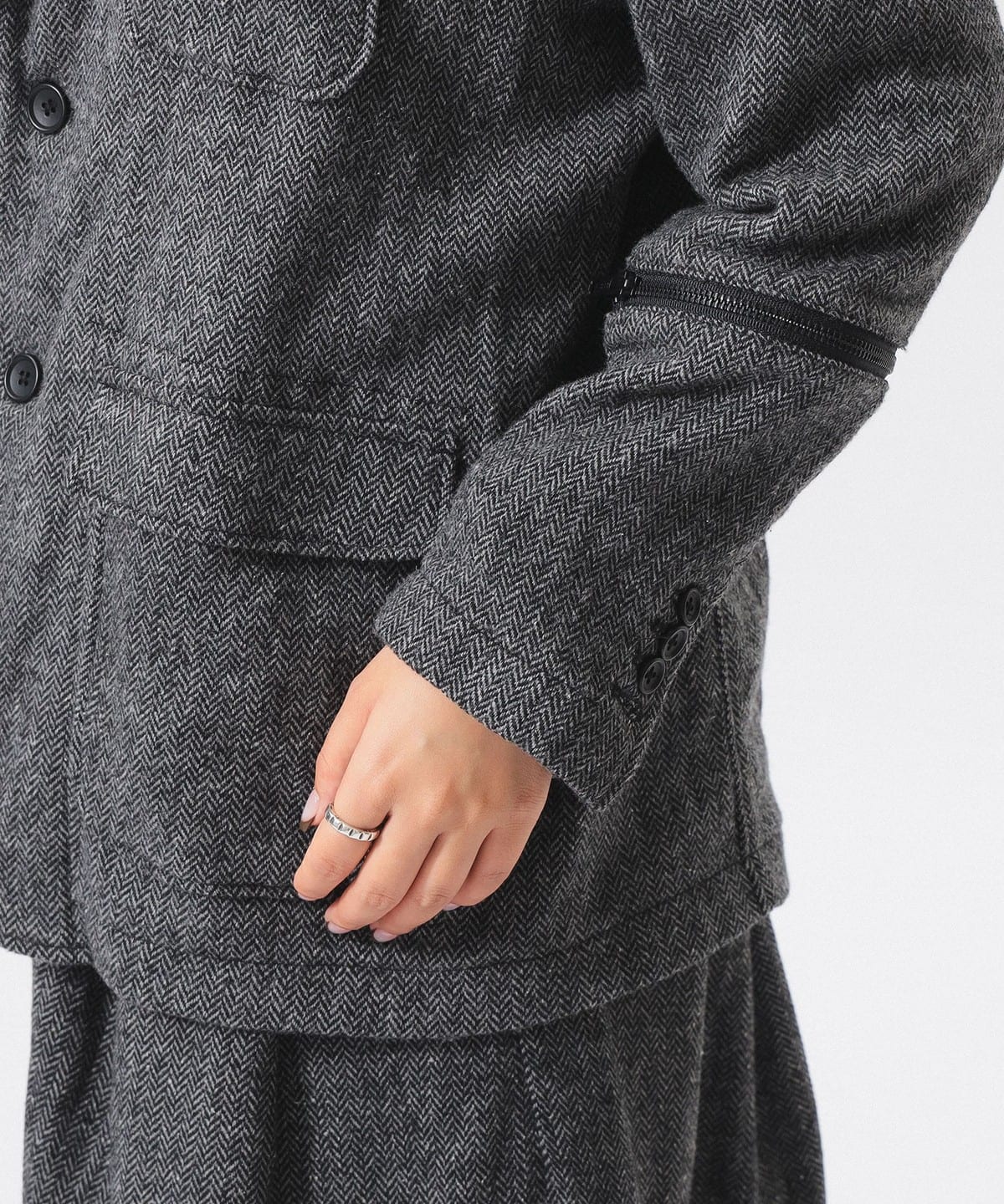 聯名款 Zip Herringbone 夾克外套