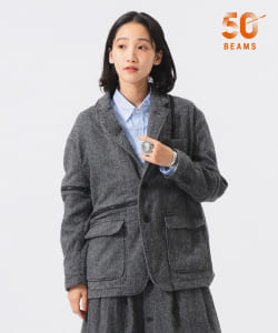 【別注】ENGINEERED GARMENTS × BEAMS BOY / Zip Herringbone Jacket