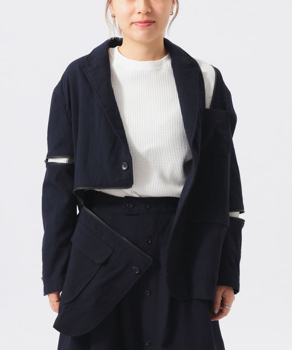 【別注】ENGINEERED GARMENTS × BEAMS BOY / Zip Wool Serge Jacket