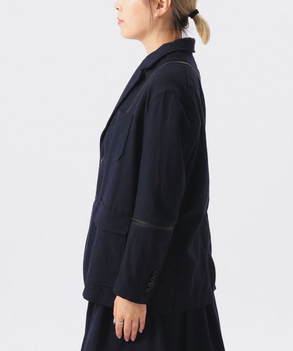 【別注】ENGINEERED GARMENTS × BEAMS BOY / Zip Wool Serge Jacket