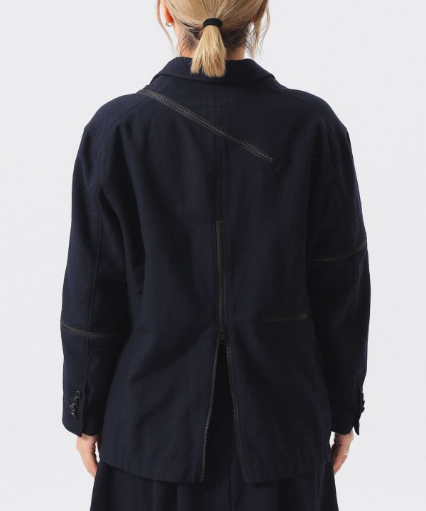 【別注】ENGINEERED GARMENTS × BEAMS BOY / Zip Wool Serge Jacket