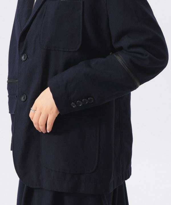 【別注】ENGINEERED GARMENTS × BEAMS BOY / Zip Wool Serge Jacket