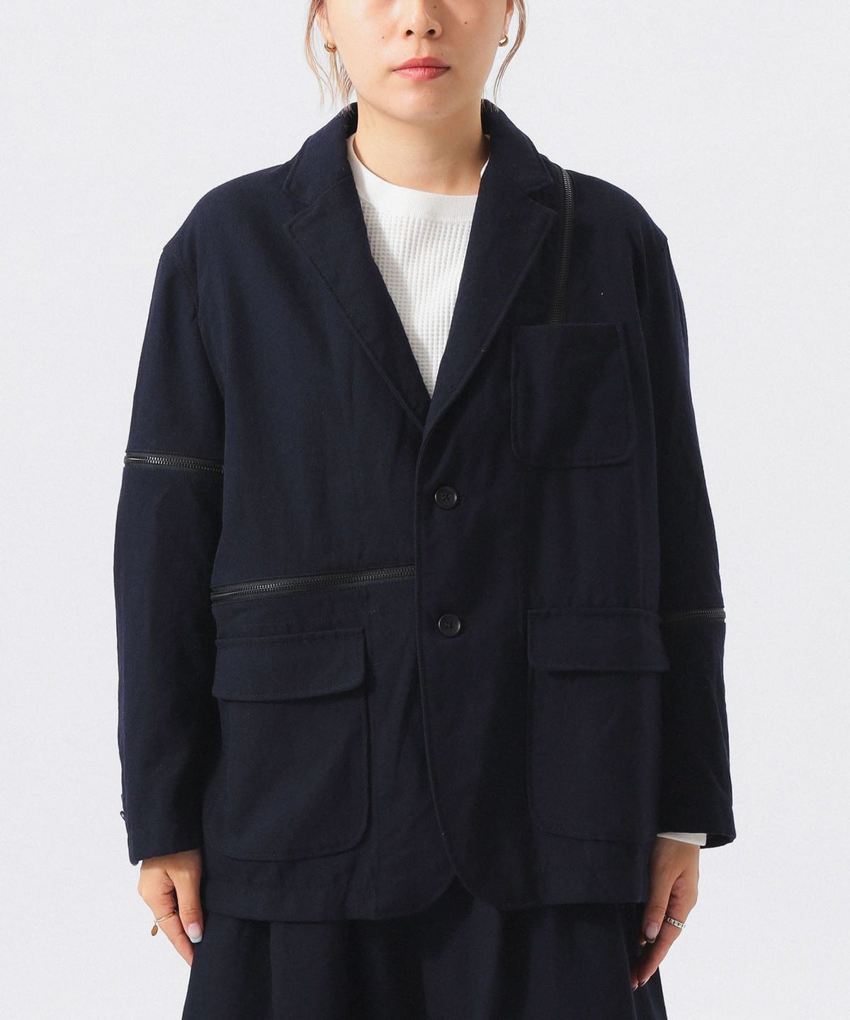 聯名款 Zip Wool Serge 夾克外套