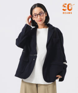 【別注】ENGINEERED GARMENTS × BEAMS BOY / Zip Wool Serge Jacket