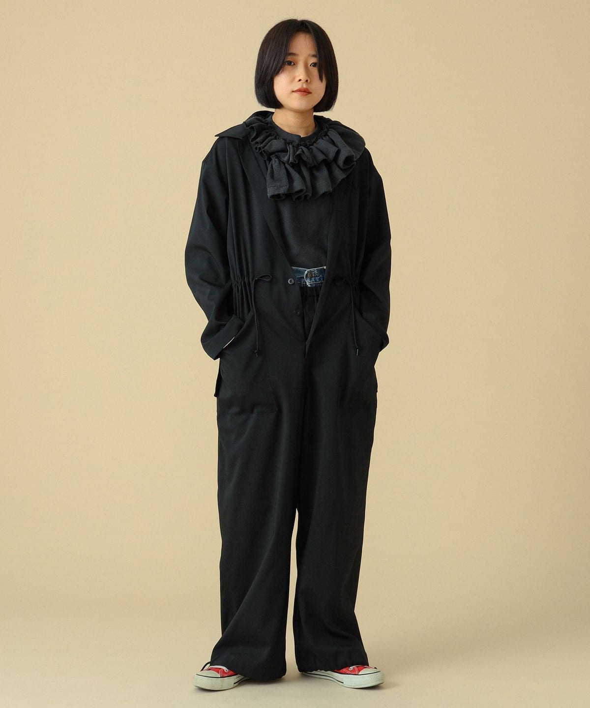 メーカー直売所 BEAMS BOY（ビームス ボーイ）maturely / ミリタリー サロペット・オーバーオール・オールインワン