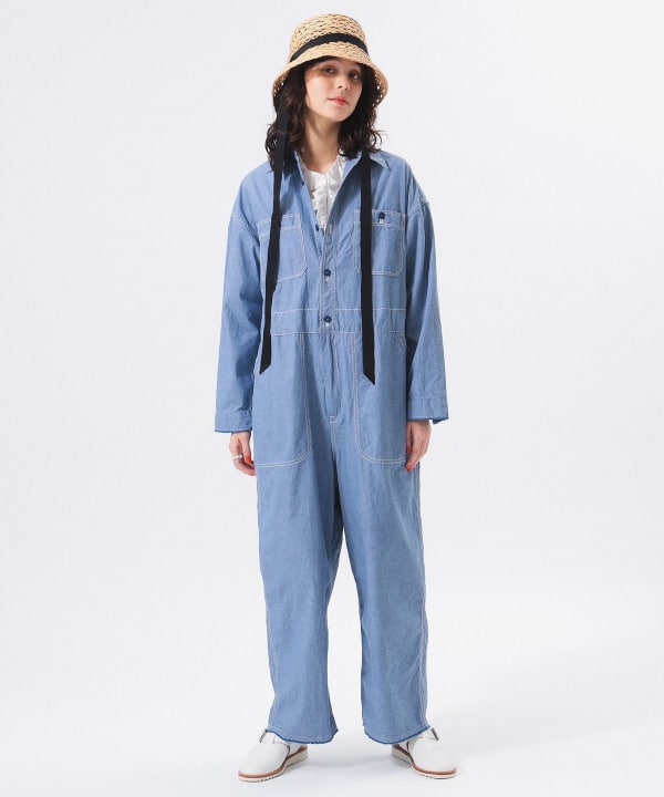 BEAMS BOYオールインワン シャンブレー ステンシル オールインワン 13170159791_C_1.jpg