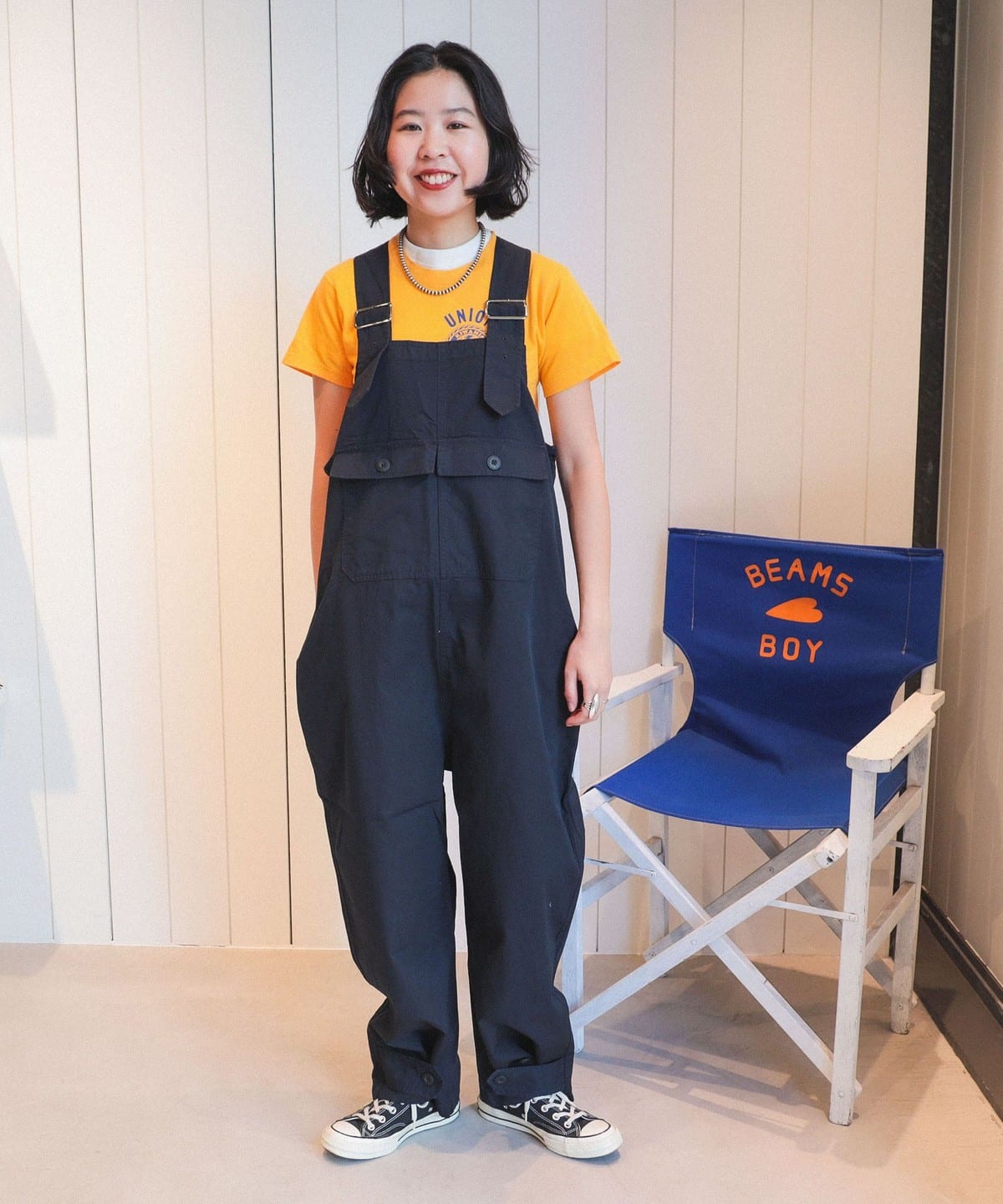 シャンブレー ユーロ ミリタリー オーバーオール パンツ WOMEN NAVY ONE SIZE シャンブレー ユーロ ミリタリー オーバーオール パンツ WOMEN NAVY ONE SIZE