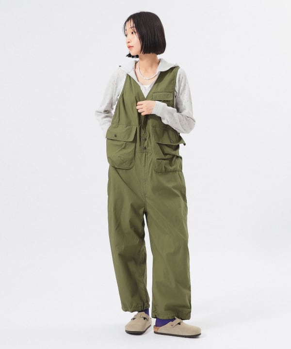 格安saleスタ BEAMS BOY（ビームス ハンティング ボーイ）コットンウェザー サロペット・オーバーオール・オールインワン
