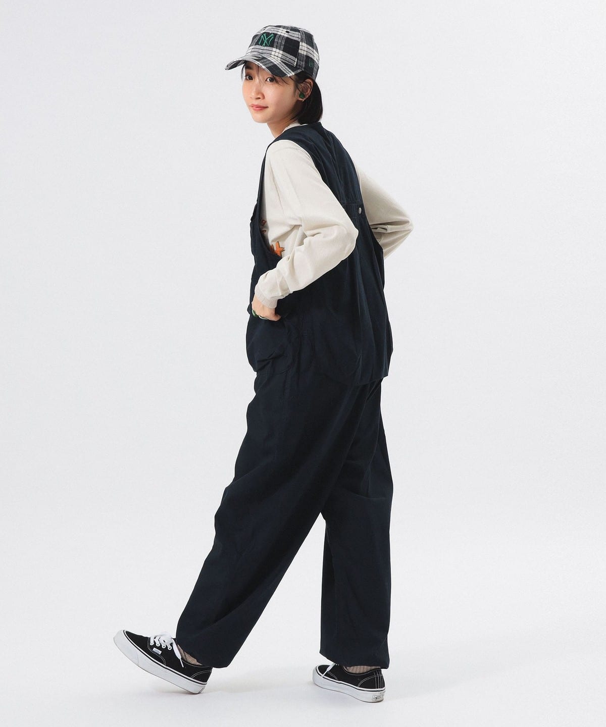 若者に人気のブランド BEAMS BOY（ビームス ボーイ）コットンウェザー ハンティング サロペット・オーバーオール・オールインワン