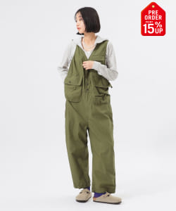 【+15%ポイントUP】コットンウェザー ハンティングベスト オールインワン