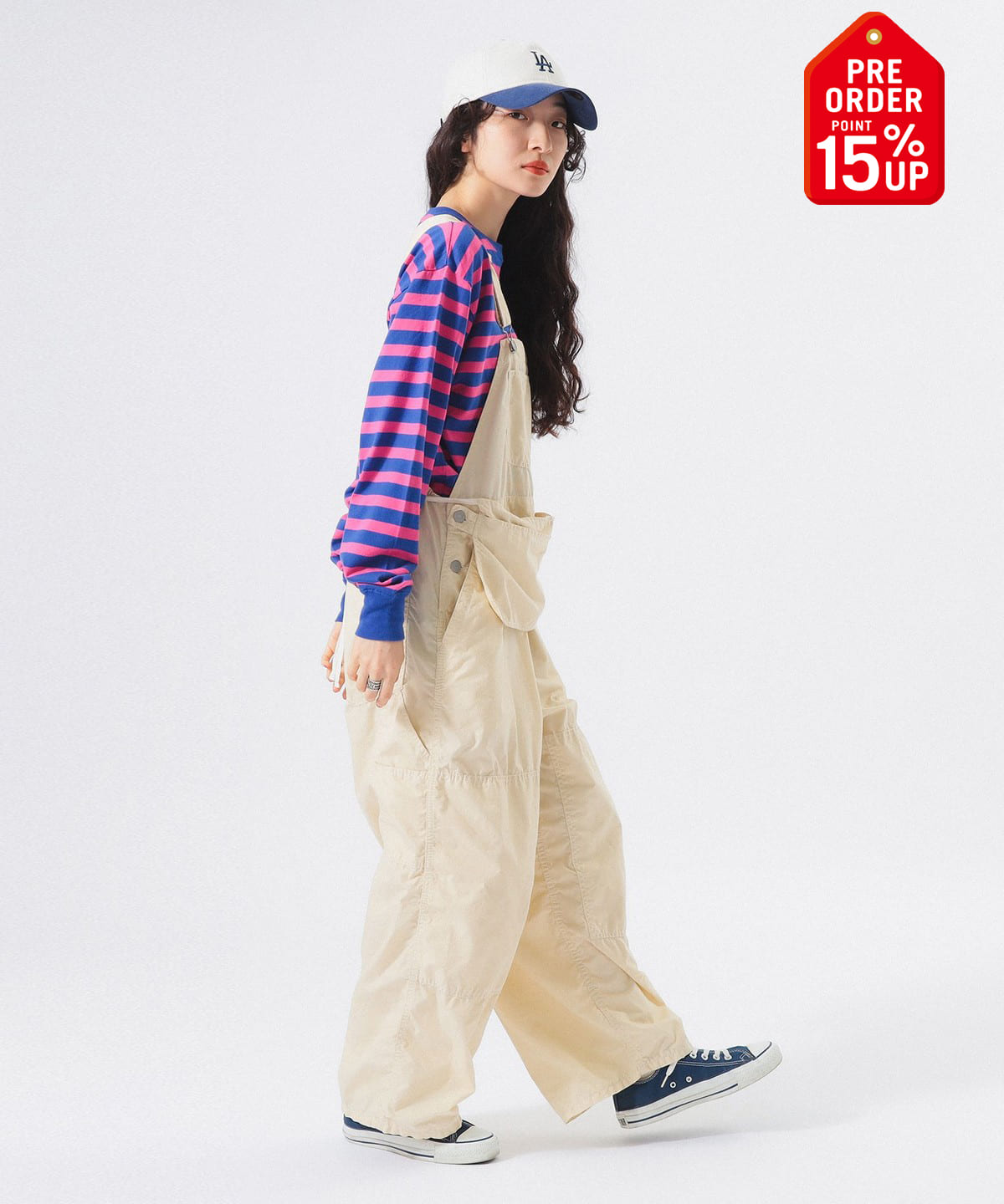 【+15%ポイントUP】エプロン オーバーオール パンツ WOMEN IVORY ONE SIZE 【+15%ポイントUP】エプロン オーバーオール パンツ WOMEN IVORY ONE SIZE