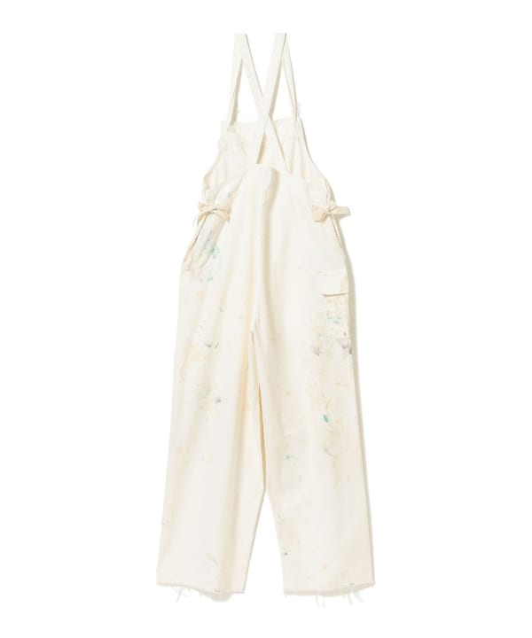 BEAMS BOY（ビームス ボーイ）ホワイト ペイント オーバーオール