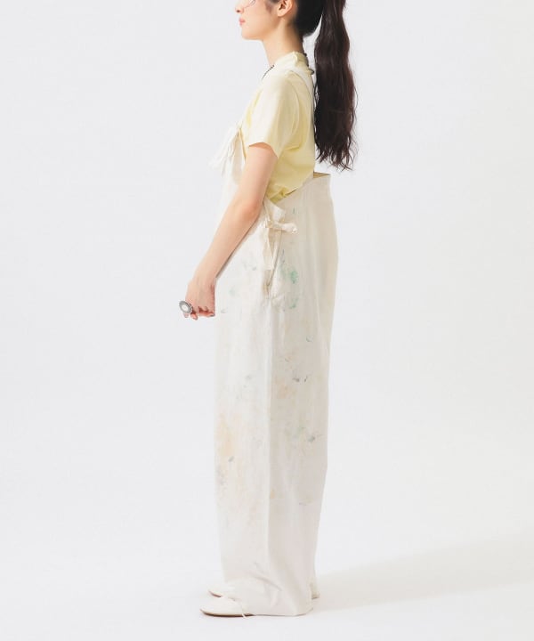 ビームスボーイ　オーバーオール　ホワイト ビームスボーイ オーバーオール ホワイト BEAMS BOY（ビームスボーイ