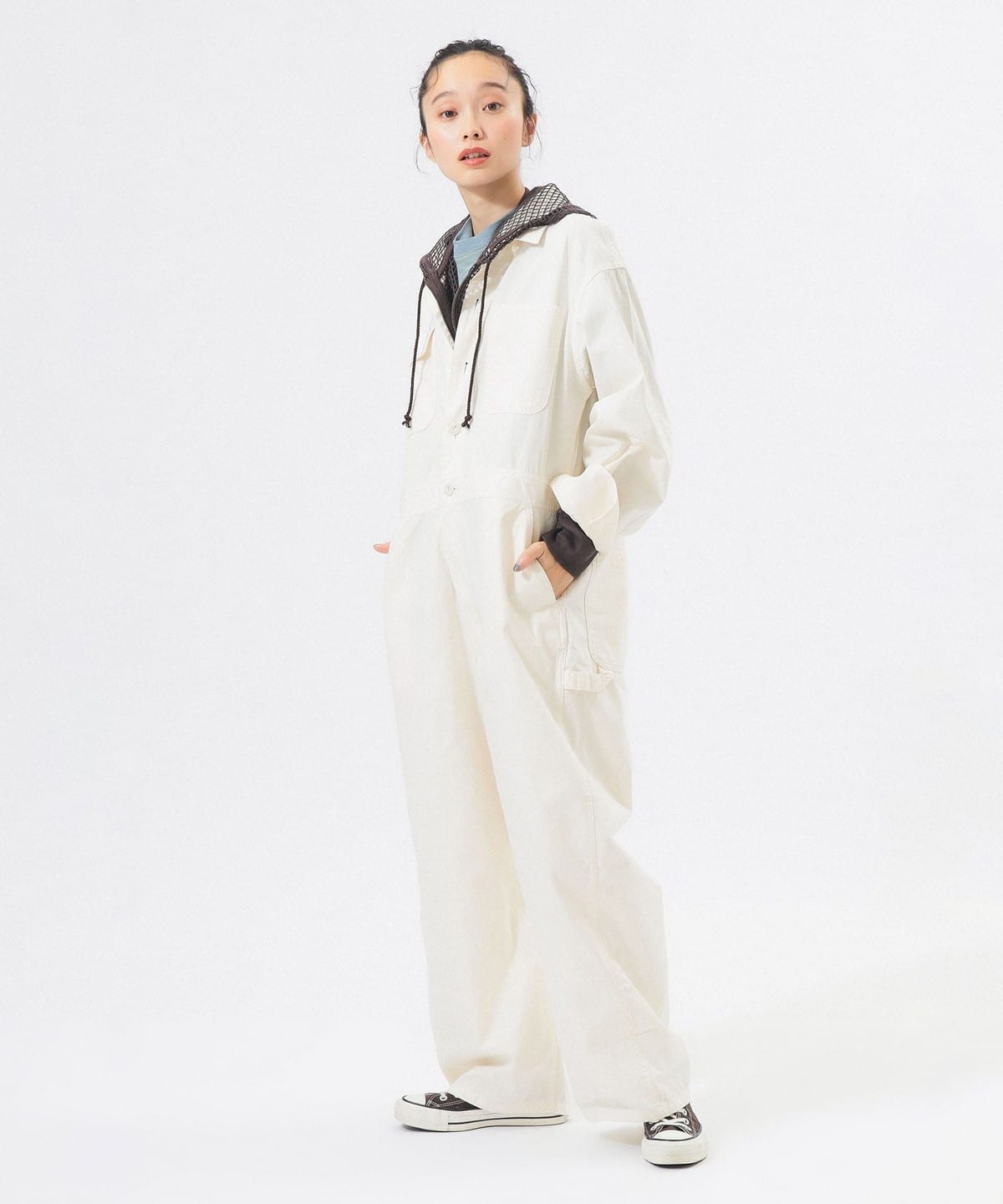 BEAMS BOY Gimmick All-BEAMS BOY-One (Pants All-in-One) available