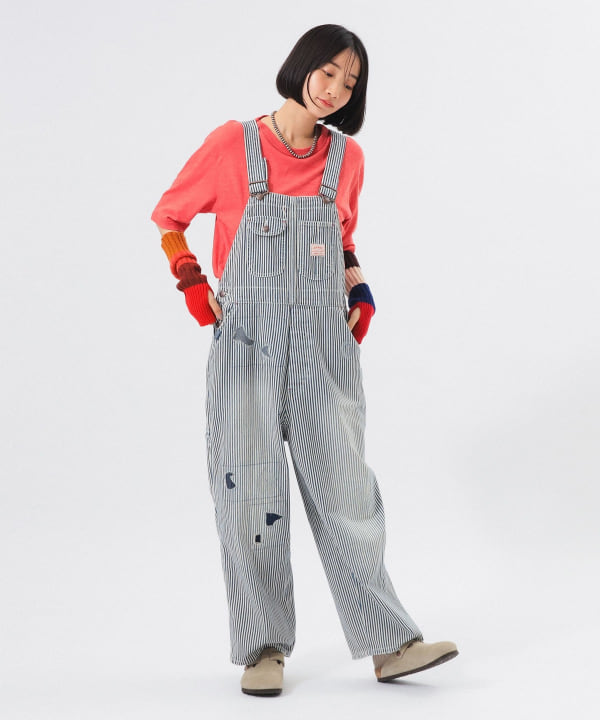 BEAMS BOY ドット柄 オーバーオール BEAMS BOY ドット柄 オーバーオール パンツ