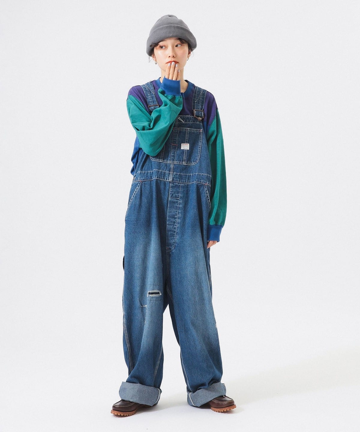 【別注】BIGMAC ビッグマック / リペア オーバーオール パンツ WOMEN INDIGO S 【別注】BIGMAC ビッグマック / リペア オーバーオール パンツ WOMEN INDIGO S