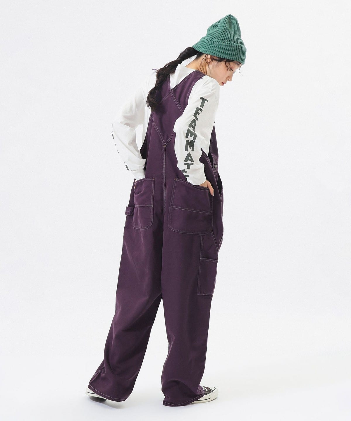 BIG MAC 紫色 オーバーオール　ビームスボーイ　BEAMS BOY BEAMS BOY（ビームス ボーイ）【別注】BIGMAC / オーバーダイ