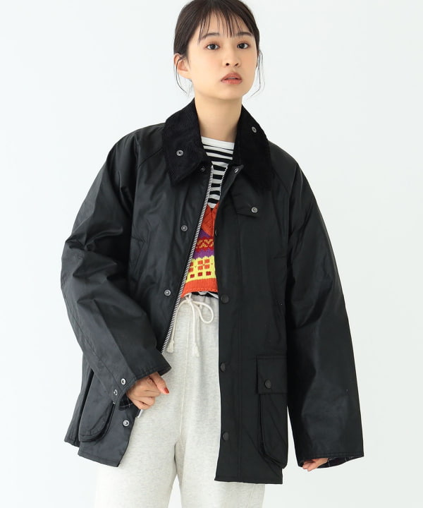 BEAMS BOY（ビームス ボーイ）○Barbour / OVERSIZE WAX BEDALE ...