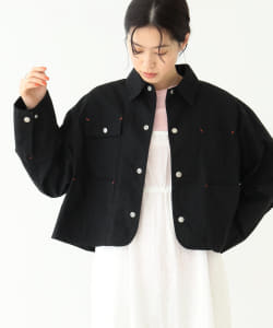 BEAMS BOY / 女裝 棉質 短版 外套