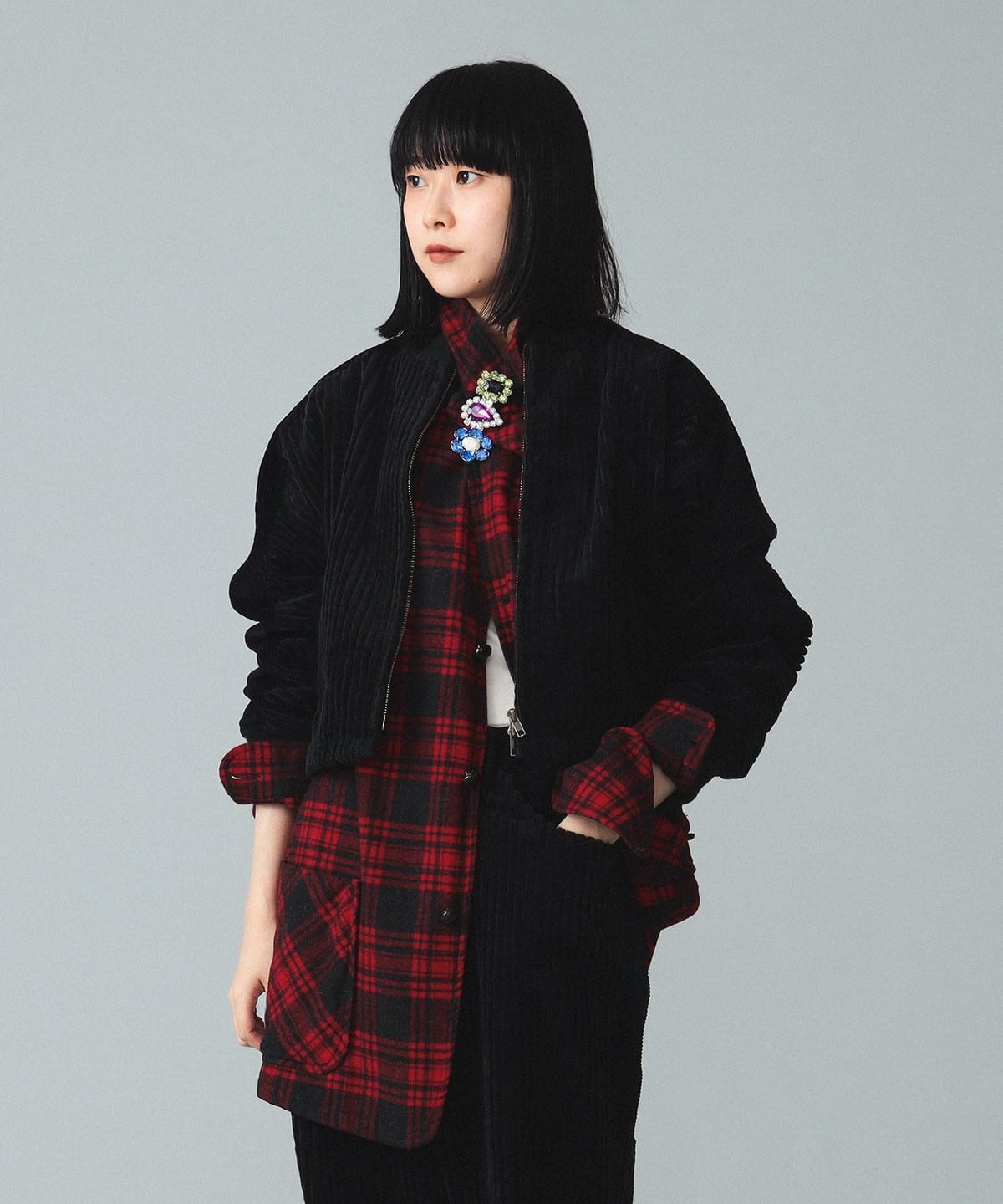 maturely マチュアリー / Code Crazy Jacket ブルゾン WOMEN BLACK 0 maturely マチュアリー / Code Crazy Jacket ブルゾン WOMEN BLACK 0