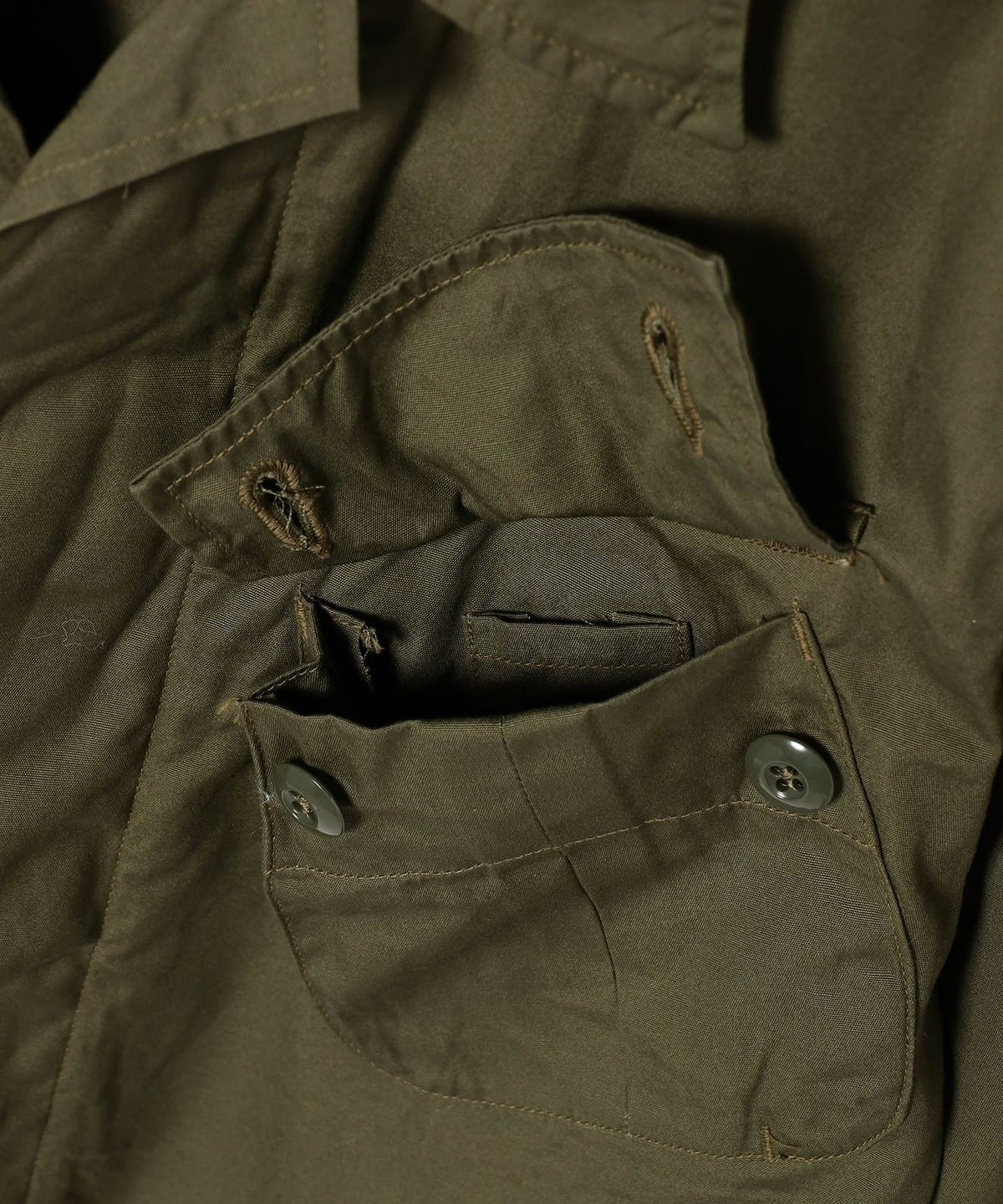 BUZZ RICKSON'S×BEAMSBOY ファーディングジャケット 古着 BUZZ RICKSON'S ミリタリージャケット モッズコート 「別注