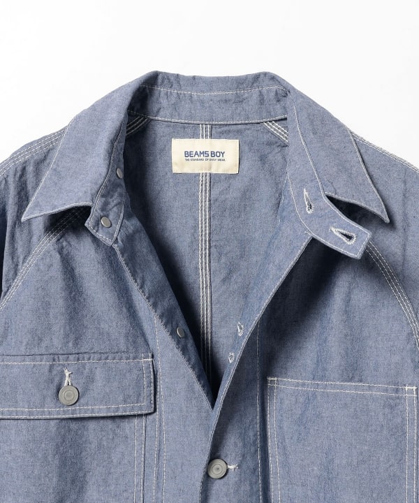 BEAMS BOY BEAMS BOY BEAMS BOY / Chambray coverall (blouson blouson