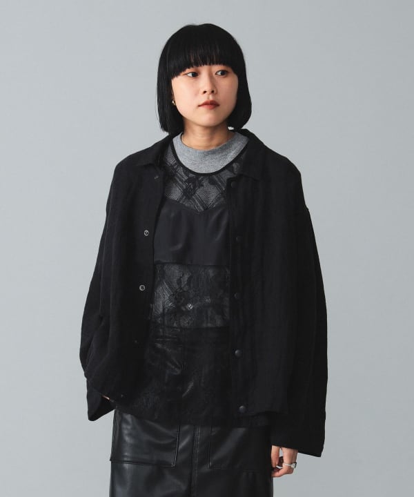 BEAMS BOY（ビームス ボーイ）maturely / Linen Coverall（ブルゾン