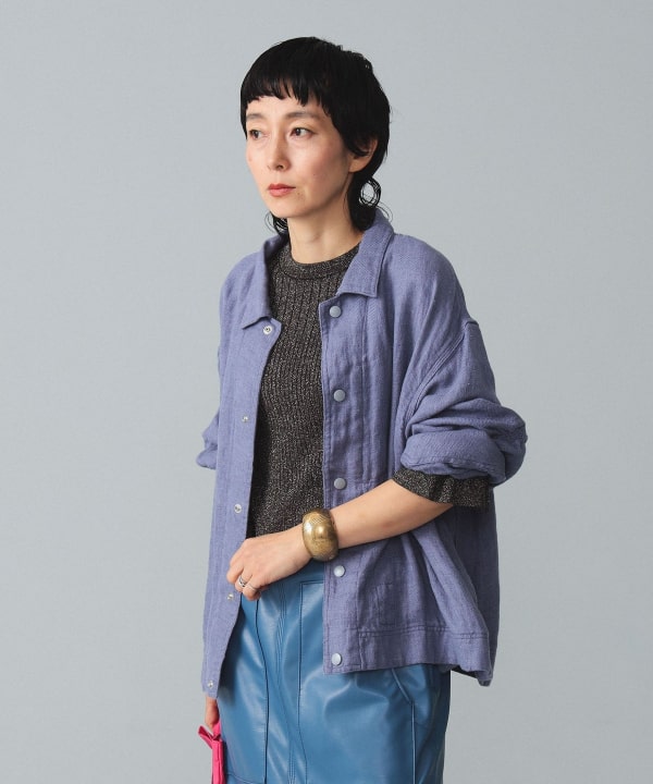 BEAMS BOY（ビームス ボーイ）maturely / Linen Coverall（ブルゾン