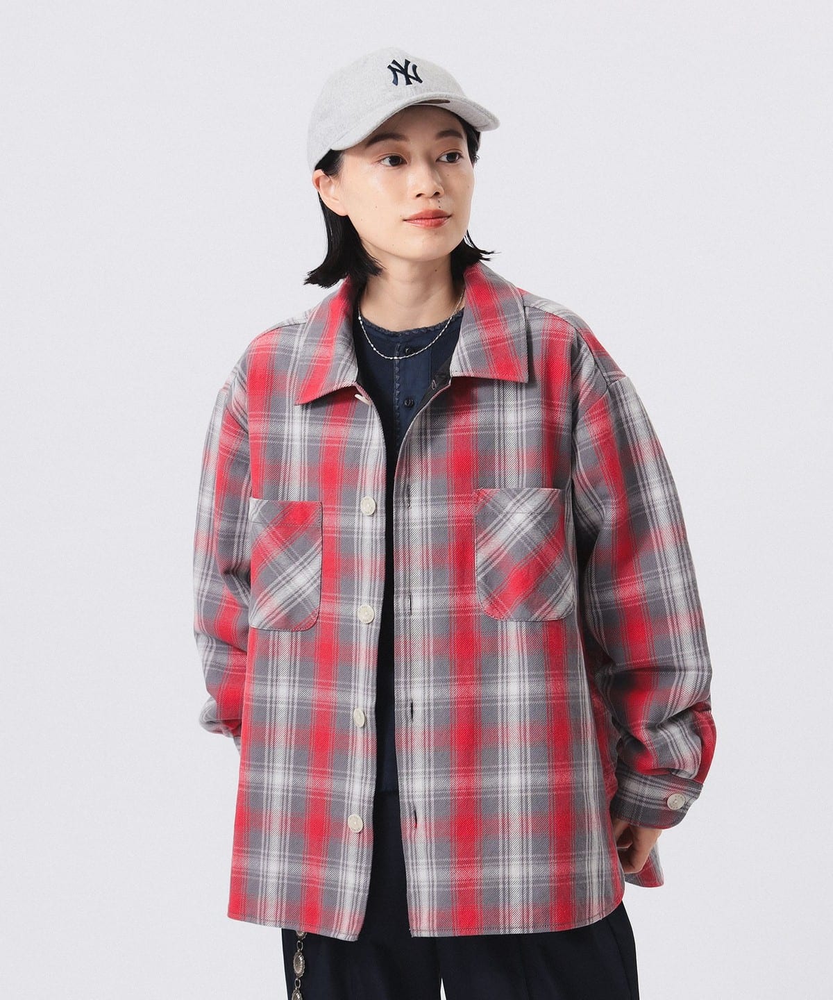 【別注】BIGMAC ビッグマック / キルト ネルシャツ ジャケット ブルゾン WOMEN RED ONE SIZE 【別注】BIGMAC ビッグマック / キルト ネルシャツ ジャケット ブルゾン WOMEN RED ONE SIZE