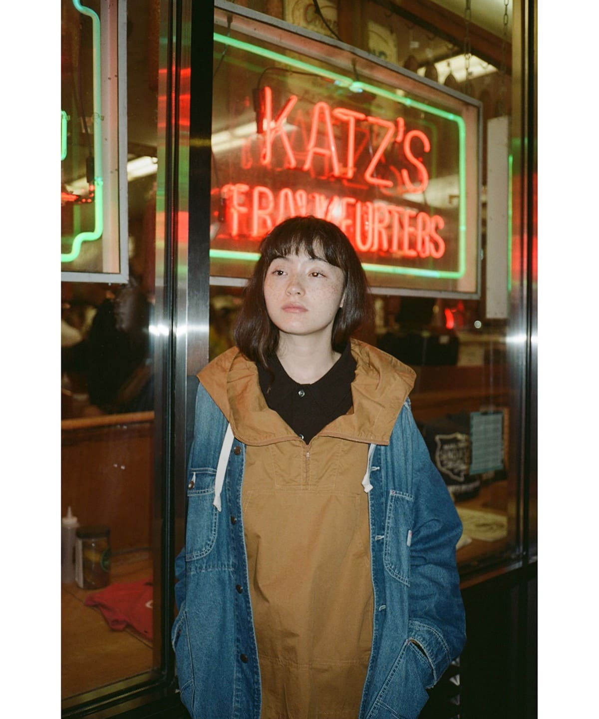 BEAMS BOY（ビームス ボーイ）サイドボタン アノラック（ブルゾン