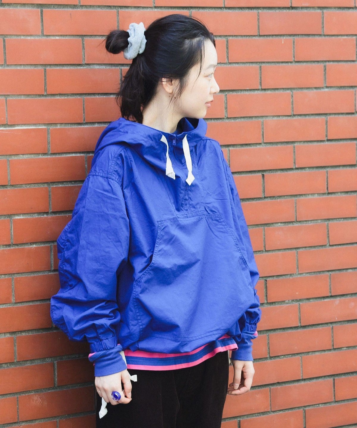 BEAMS BOY サイドボタンアノラックパーカー ニコタマ着回し企画】BEAMS BOY / 新型のサイドボタン