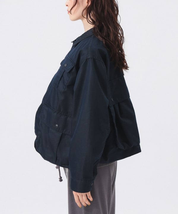 輝く高品質な BOY（ビームス BEAMS ボーイ）シャンブレー ショート ギャバ ジャケット・アウター
