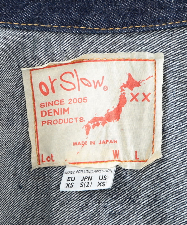 orSlow × BEAMS による別注アイテム「3dタイプ・デニム