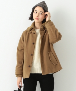 BEAMS BOY / メルトン ドンキーカラー コート