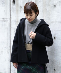 BEAMS BOY / モッサー フード ショートブルゾン