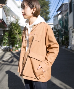 BEAMS BOY / ダック カラー ステッチ カバーオール