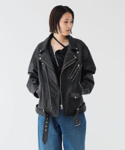 【BLACK FRIDAY対象】maturely / ダブル ライダース ジャケット