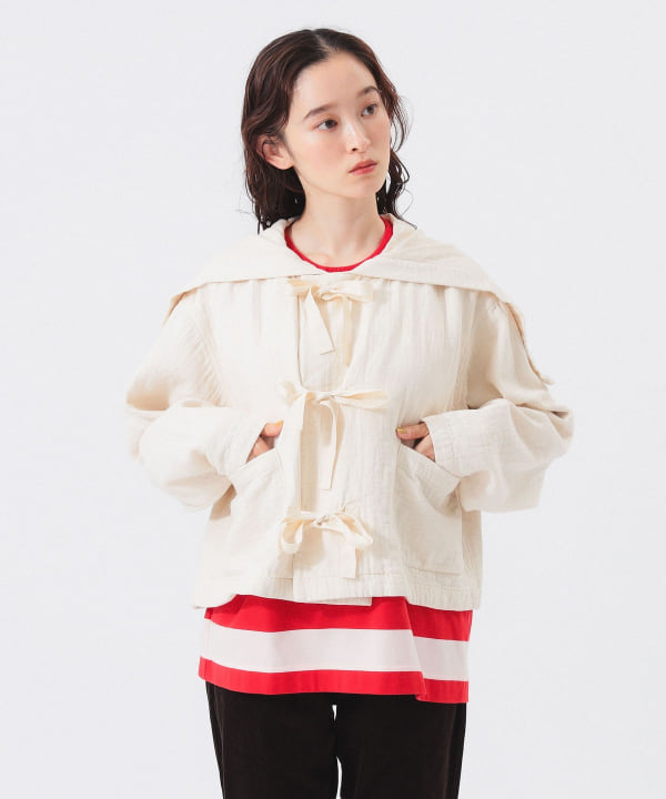 BEAMS BOY ビームスボーイ ARMY セーラー シャツ ジャケット BEAMS BOY ビームスボーイ ARMY セーラー シャツ ジャケット